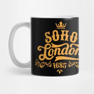 London Soho, London Soho Schriftzug, London Soho Style Mug